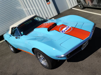 corvette c3 gulf skin graphics